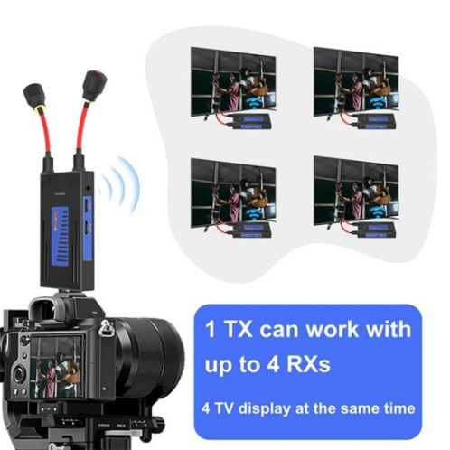 BOVBOX 092 Pro Émetteur-récepteur audio vidéo 300 m Extendeur HDMI sans fil, prise : prise américaine SH4801140-012